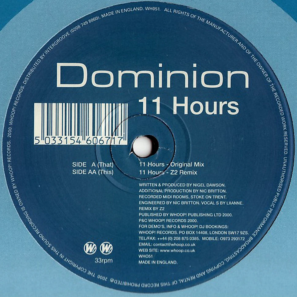 Dominion - 11 Hours