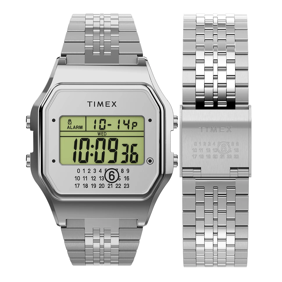 時計 Timex x MM6 T80 GiftSet w/Extra Bracelet MM6 Maison Margiela TIMEX Digital Watch T80 Gift Set w