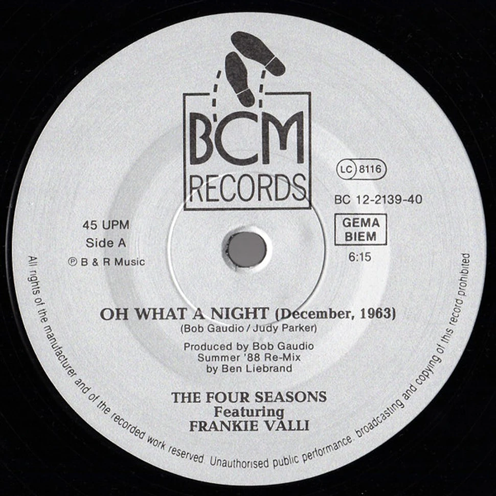 The Four Seasons Featuring Frankie Valli - Oh What A Night (December, 1963) (1988 Remix By Ben Liebrand)