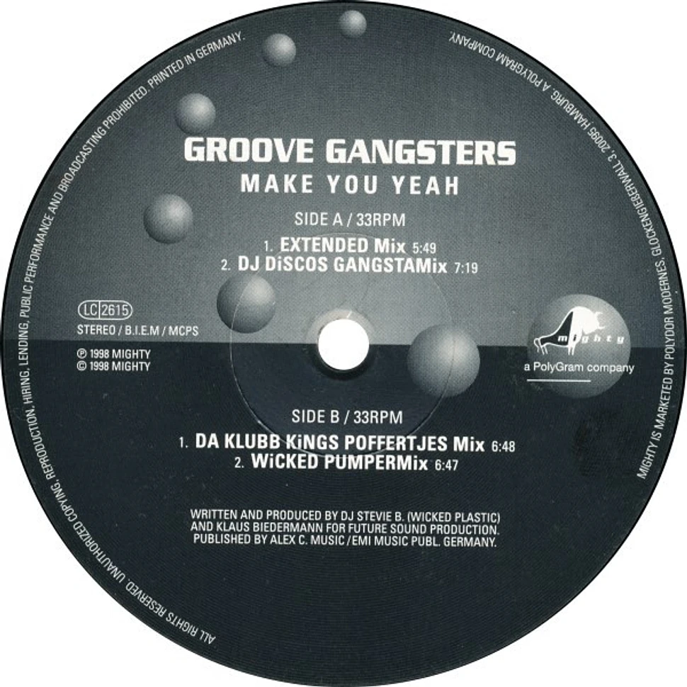 Groove Gangsters - Make You Yeah