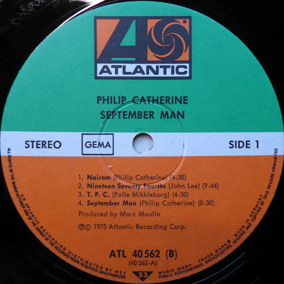 Philip Catherine - September Man