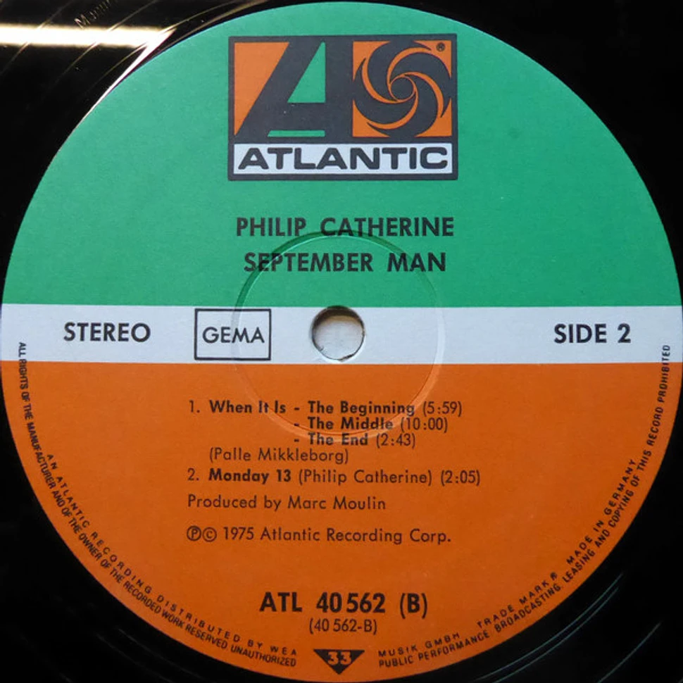 Philip Catherine - September Man