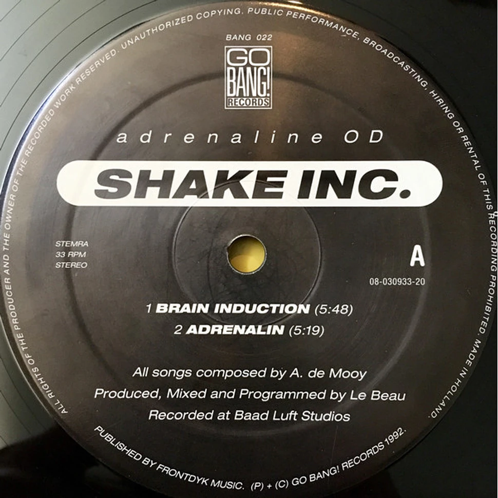 Shake Inc. - Adrenalin OD