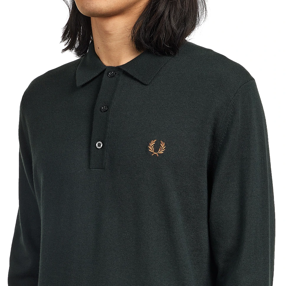 Fred Perry - Classic Knitted Shirt Long Sleeve