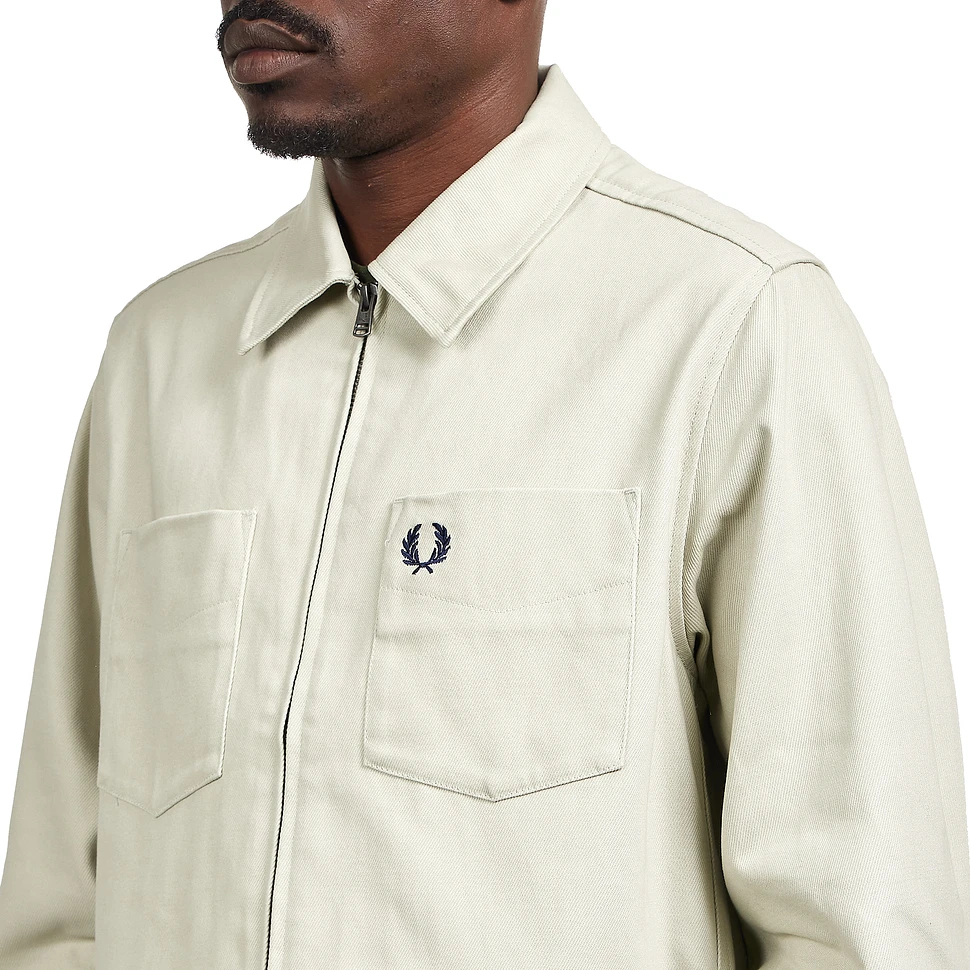 Fred Perry - Twill Zip Through Overshirt