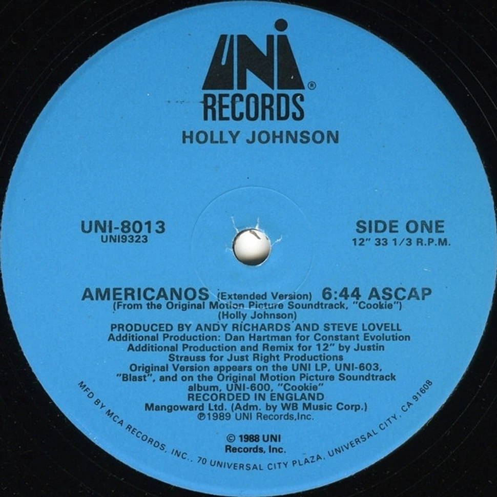 Holly Johnson - Americanos (Extended Version)