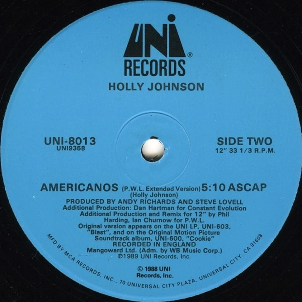 Holly Johnson - Americanos (Extended Version)