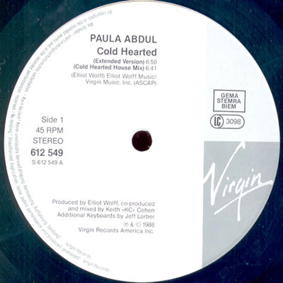 Paula Abdul - Cold Hearted