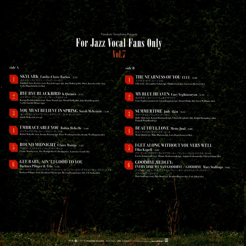 V.A. - For Jazz Vocal Fans Only Volume 7