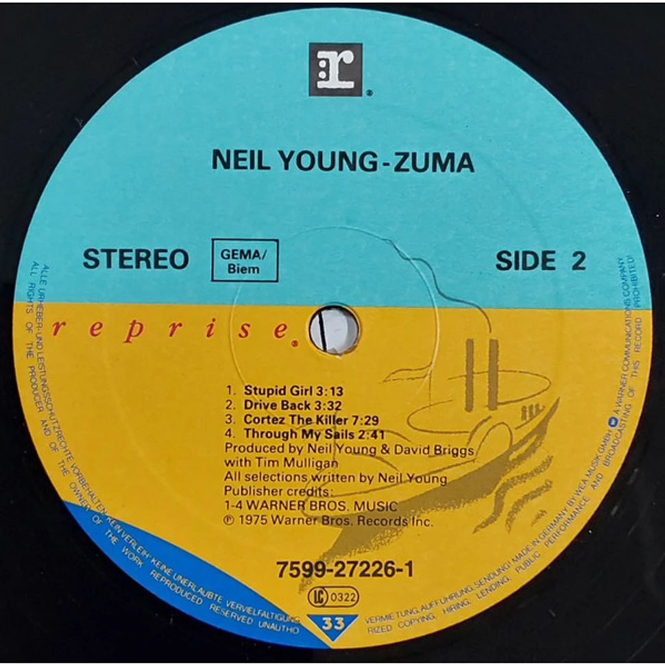 Neil Young with Crazy Horse - Zuma