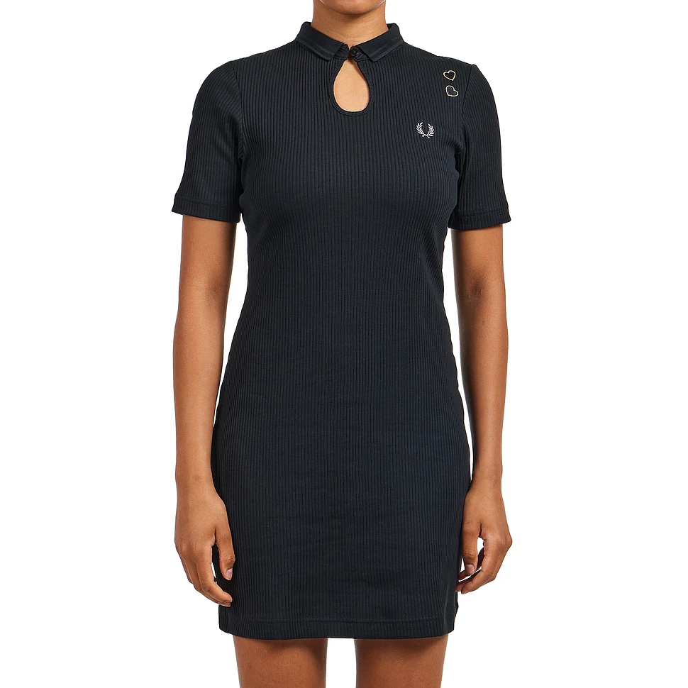 Fred Perry x Amy Winehouse Foundation - Ribbed Polo Shirt Dress