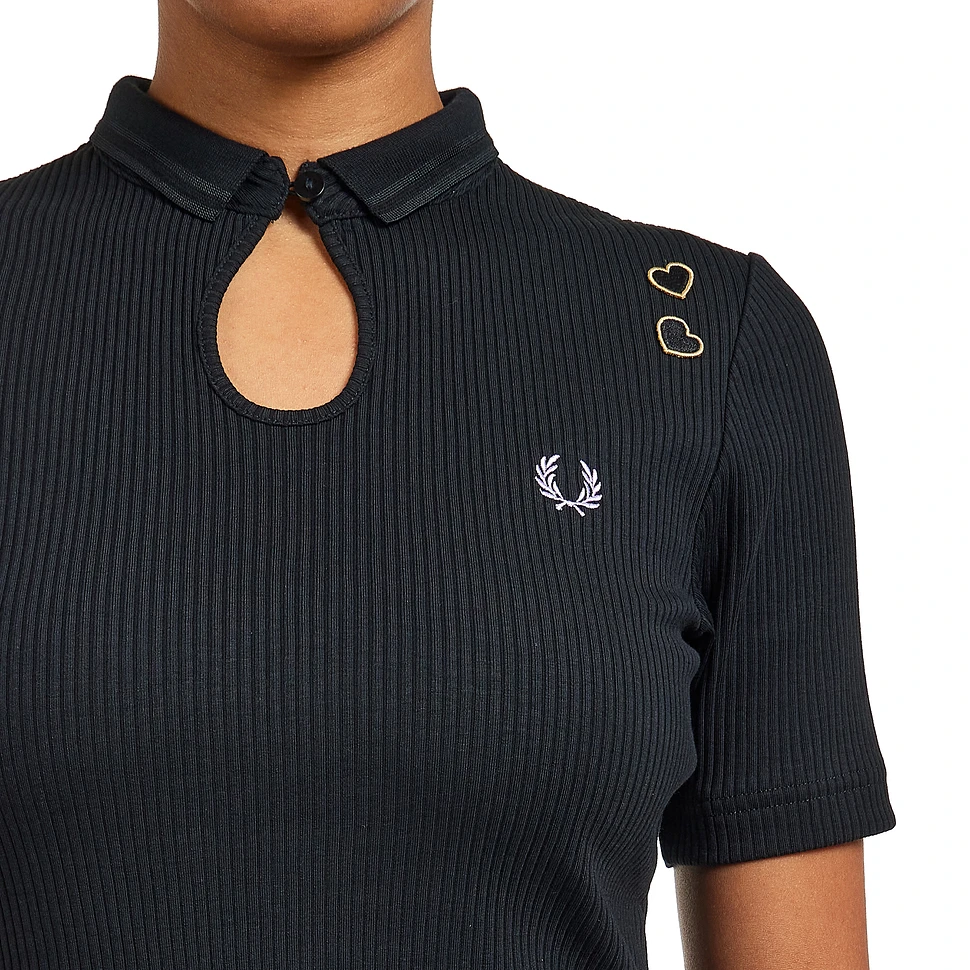 Fred Perry x Amy Winehouse Foundation - Ribbed Polo Shirt Dress