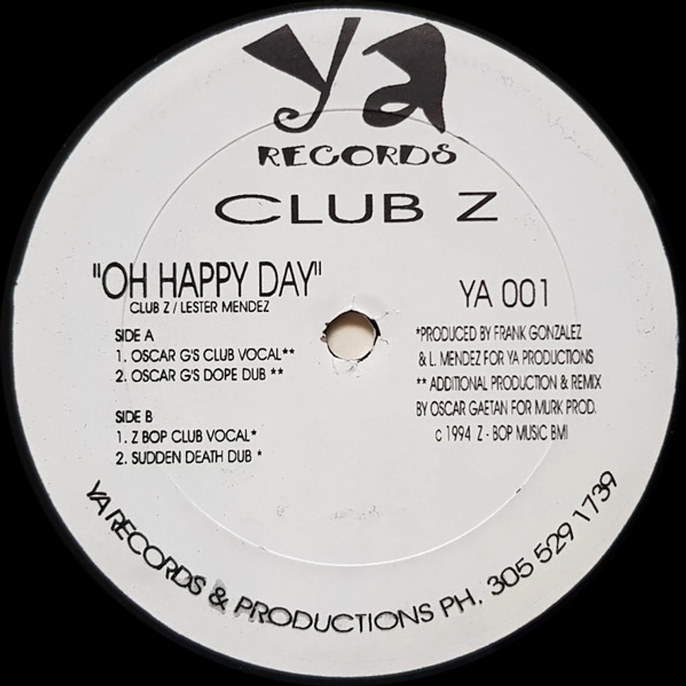 Club Z - Oh Happy Day