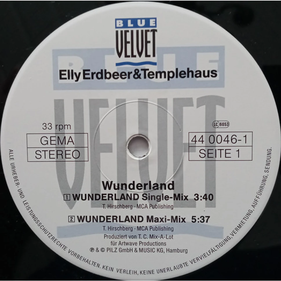 Elly Erdbeer & Templehaus - Wunderland