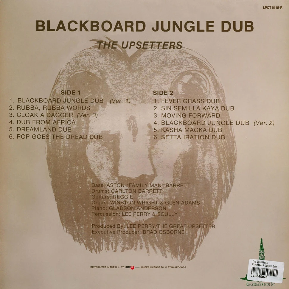 The Upsetters - Blackboard Jungle Dub Black Vinyl Edition - Vinyl