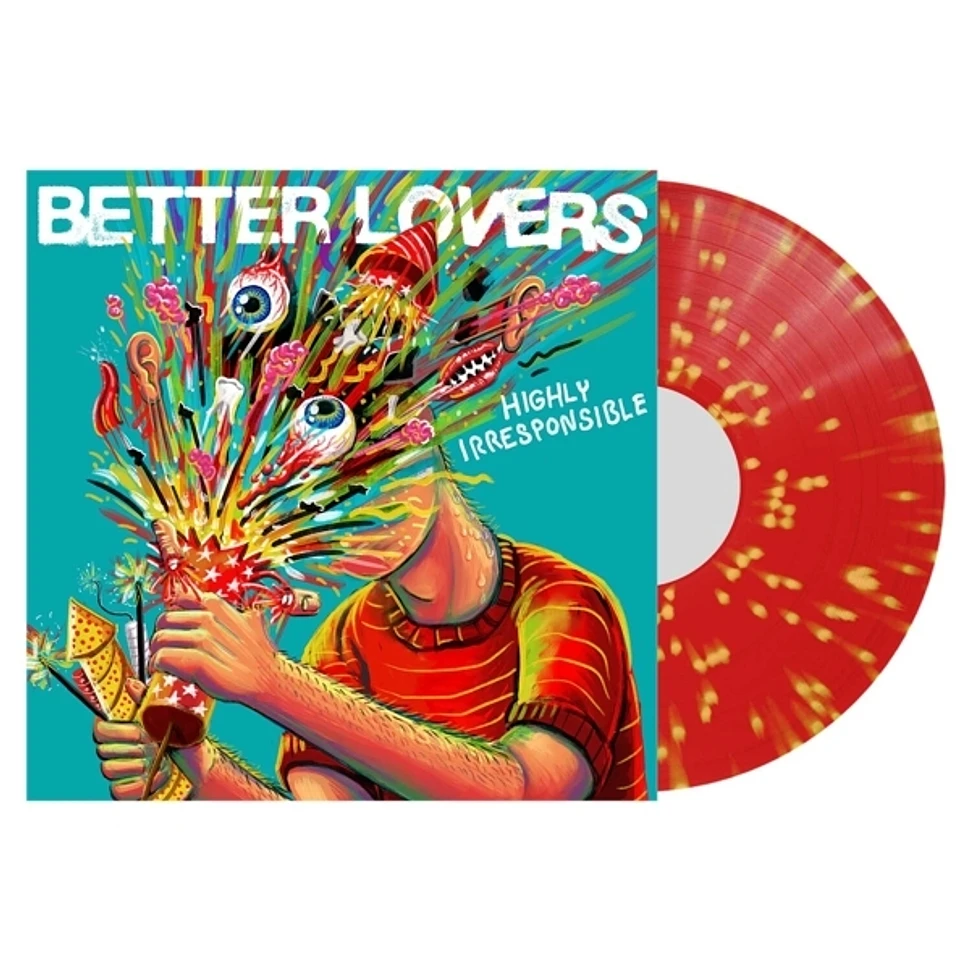 Better Lovers - Highly Irresponsible Red With Yellow Splatter