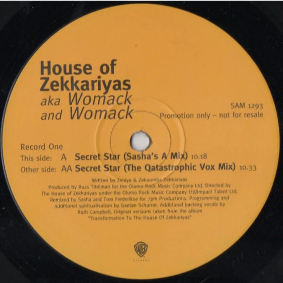 The House Of Zekkariyas Aka Womack & Womack - Secret Star (Sasha Remixes)