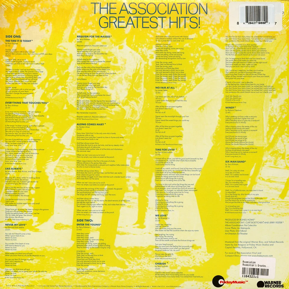 Association - Assocation's Greatest Hits Yellow Vinyl Edition