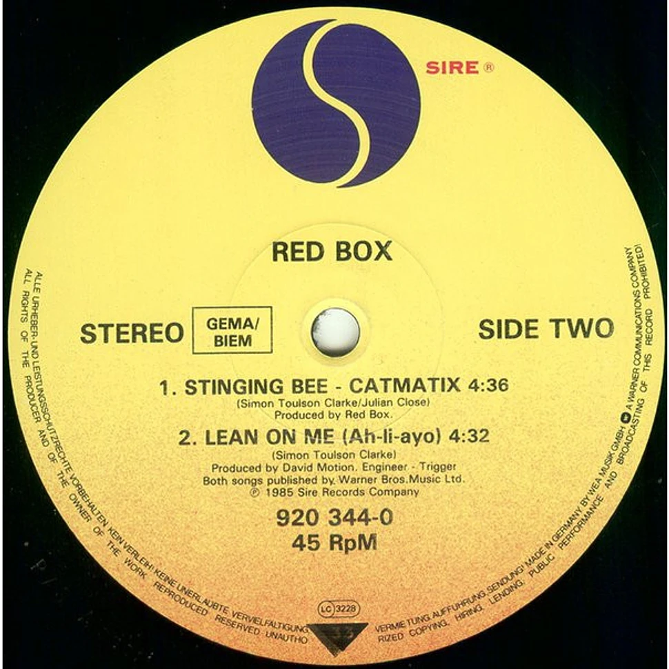 Red Box - Lean On Me