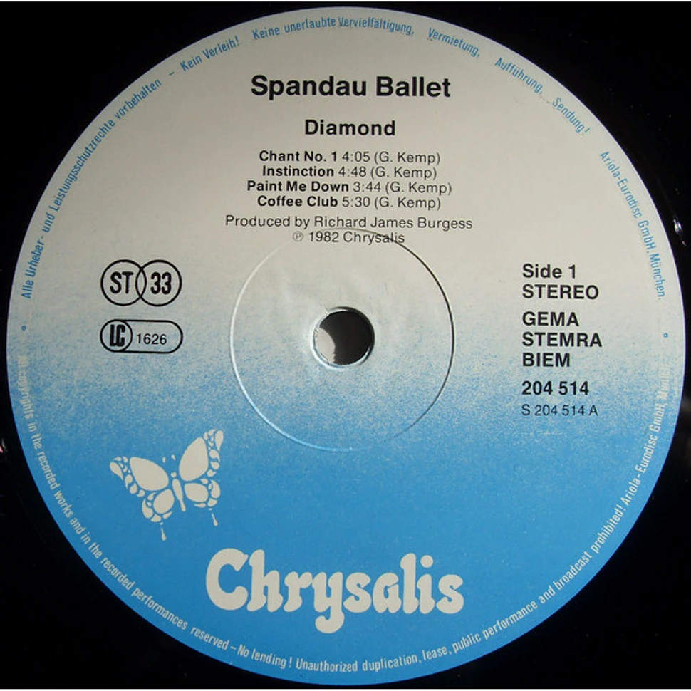 Spandau Ballet - Diamond