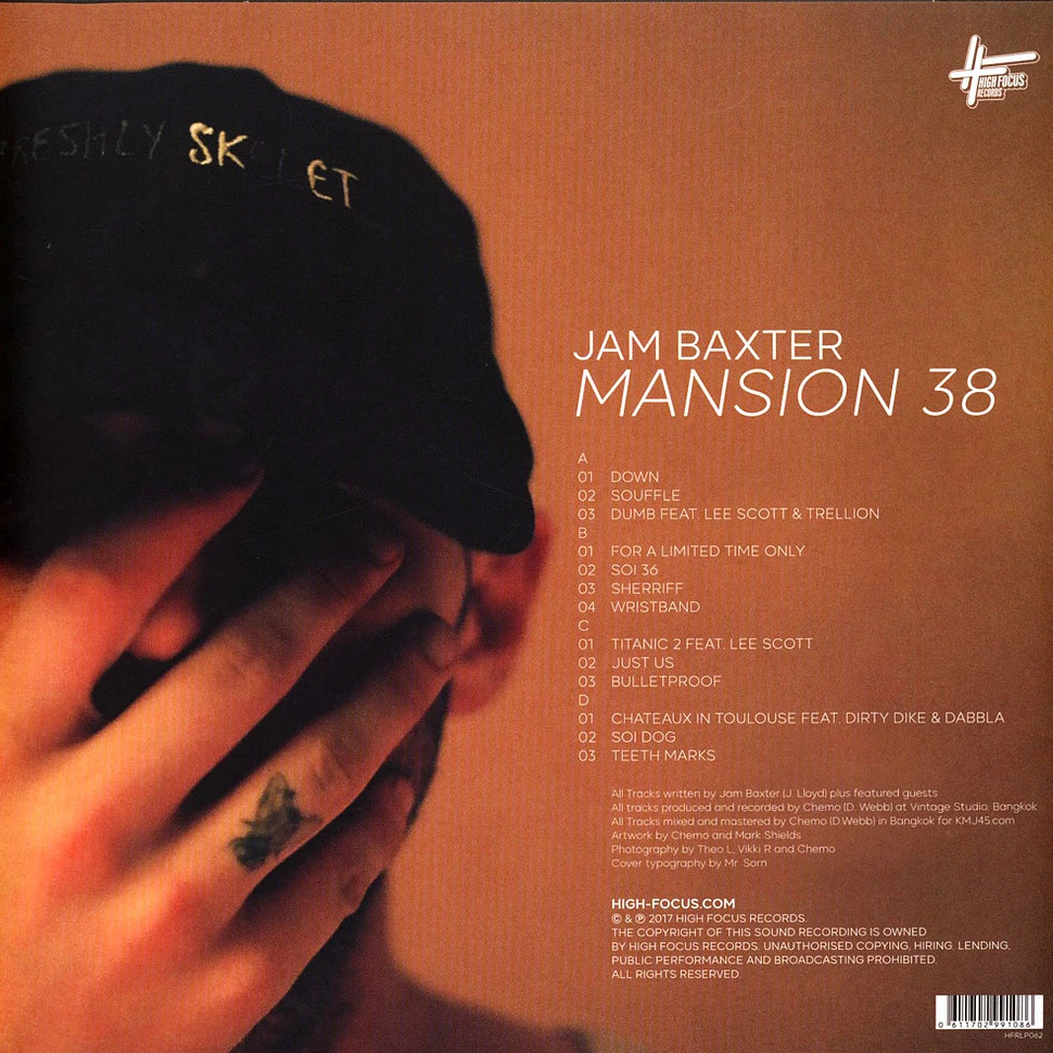 Jam Baxter - Mansion 38 Colored Vinyl Edition