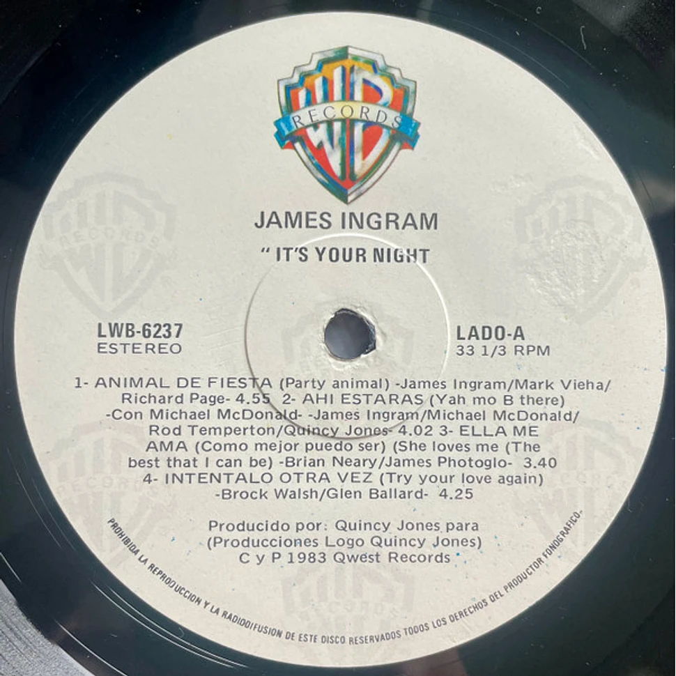 James Ingram - It's Your Night