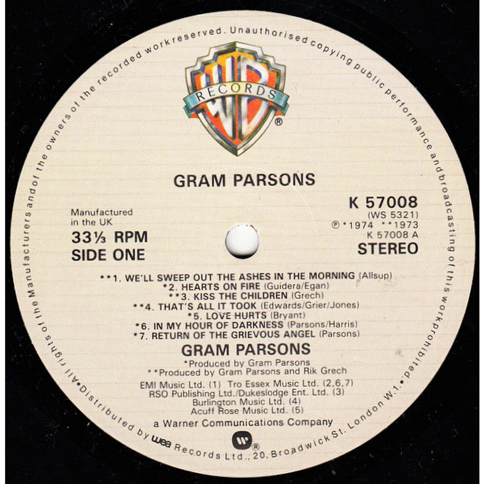 Gram Parsons - Gram Parsons