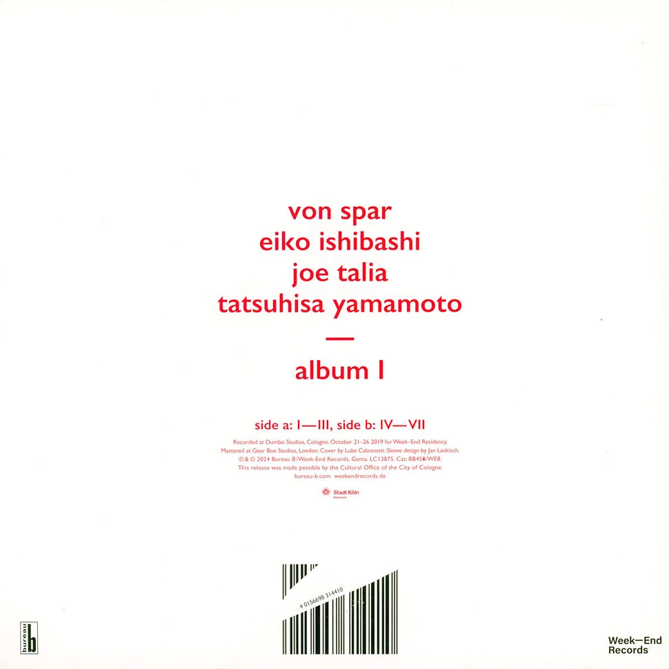 Von Spar / Eiko Ishibashi / Joe Talia / Tatsuhiro Yamamoto - Album I HHV Exclusive Transparent Red Vinyl Edition