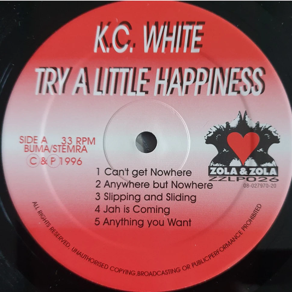 K.C. White - Try A Little Happiness