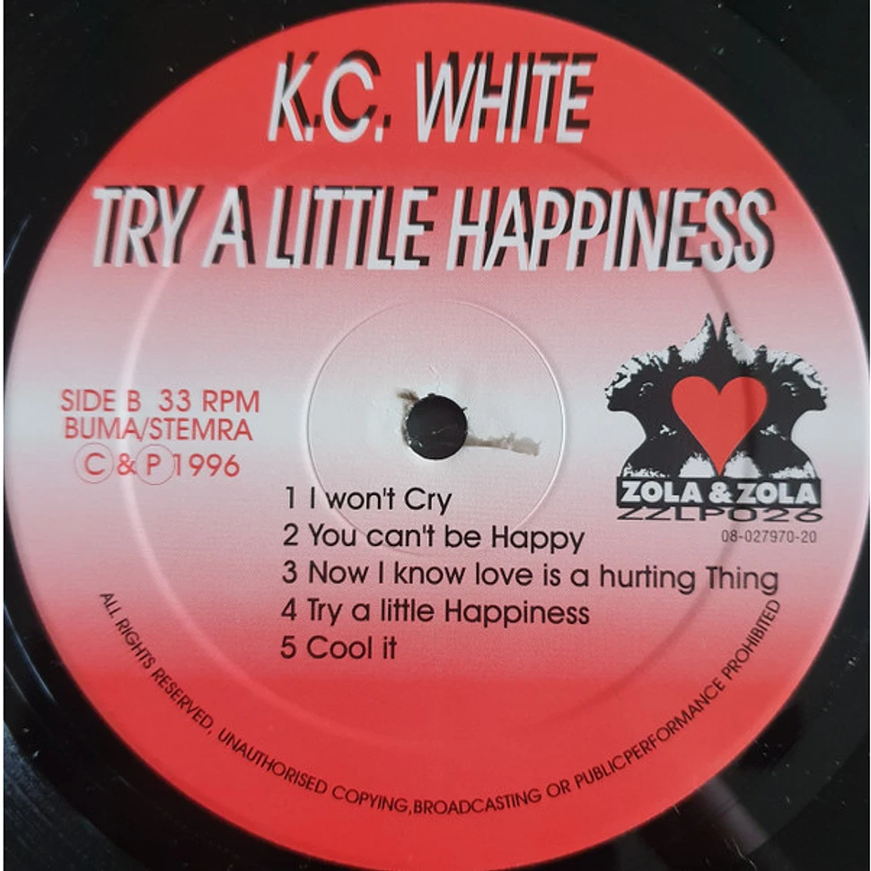 K.C. White - Try A Little Happiness