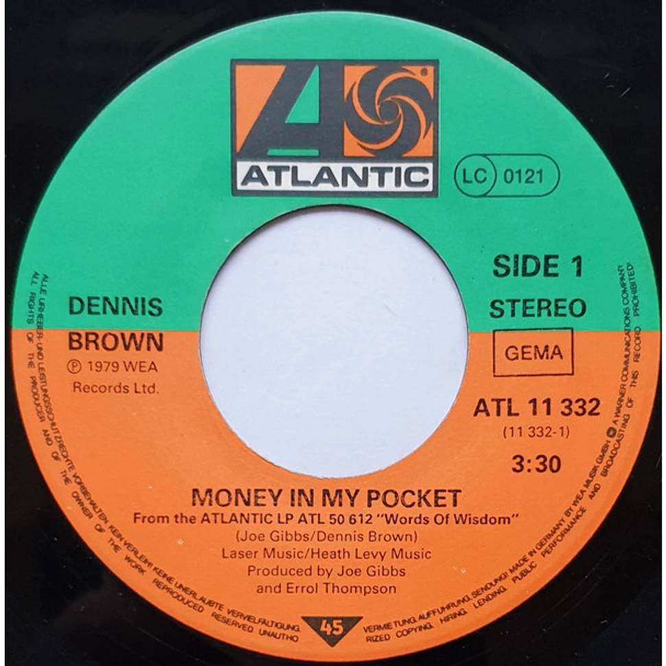 Dennis Brown - Money In My Pocket