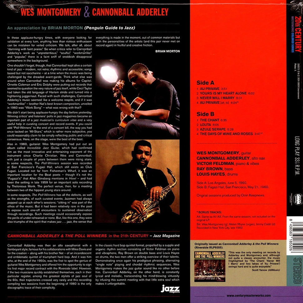 Wes Montgomery & Cannonball Adderley - The Poll Winners