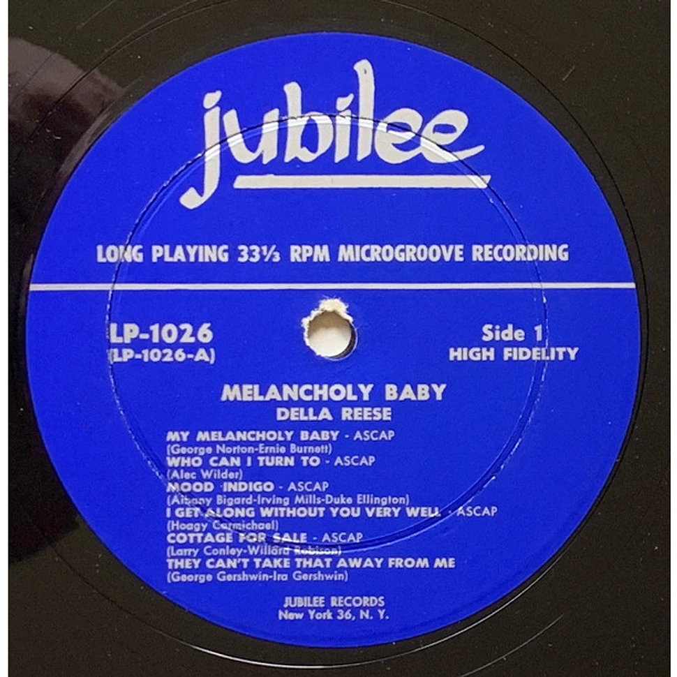 Della Reese - Melancholy Baby