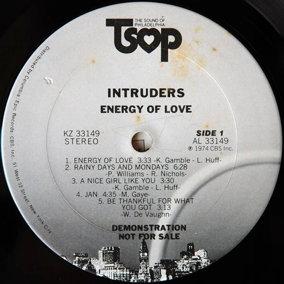 The Intruders - Energy Of Love