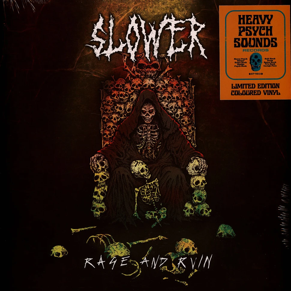 Slower - Rage And Ruin Neon Orange Vinyl Edition