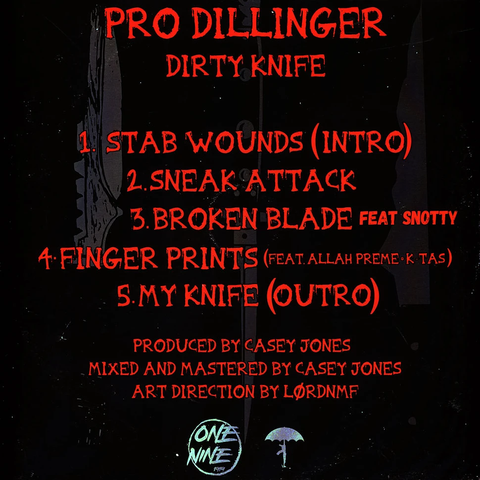 Pro Dillinger - Dirty Knife