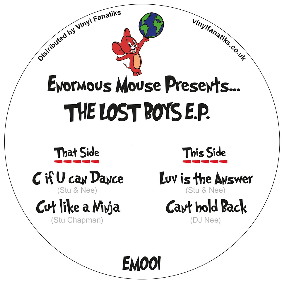 Stu & Nee - The Lost Boys EP