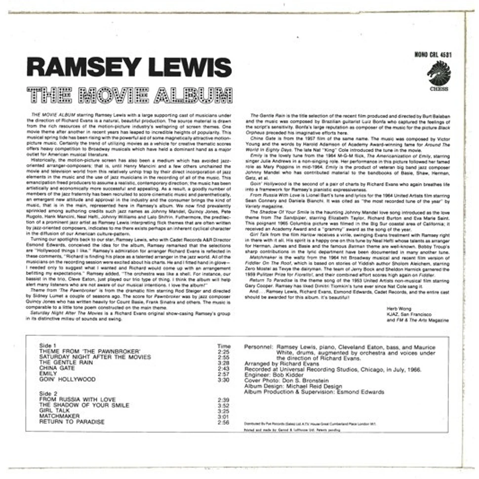 Ramsey Lewis - The Movie Album