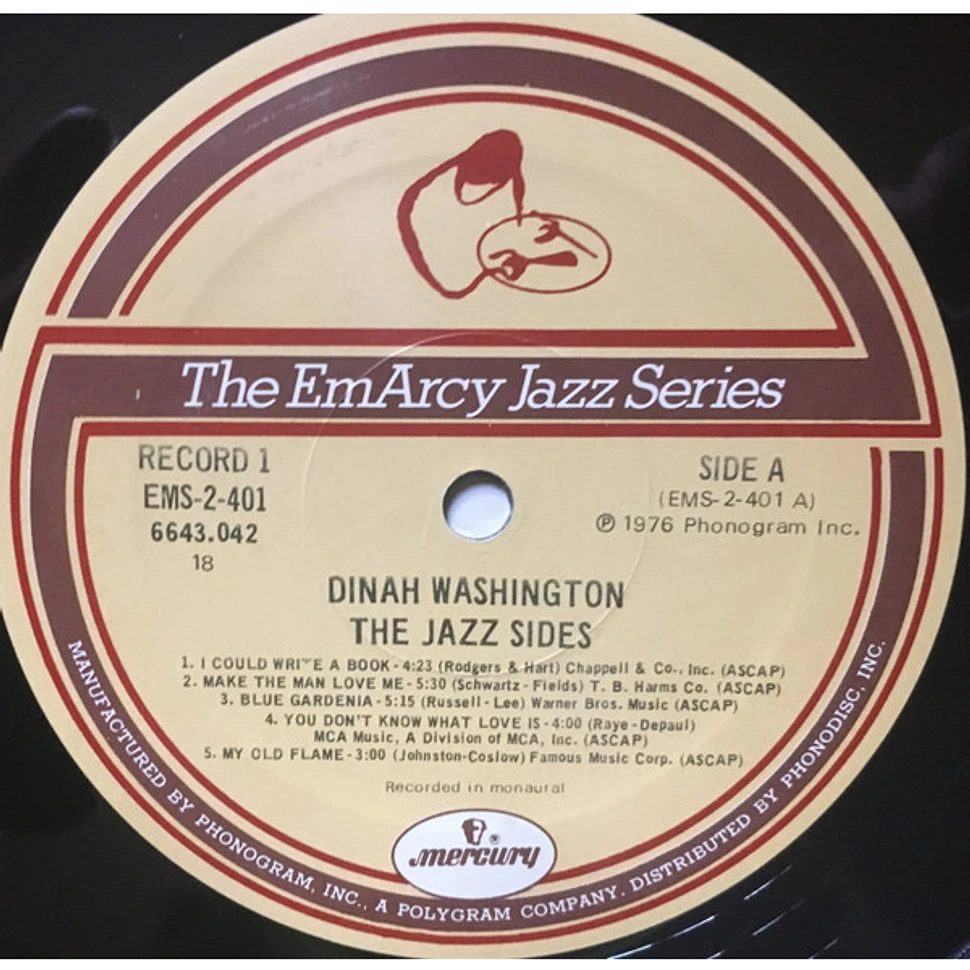 Dinah Washington - The Jazz Sides