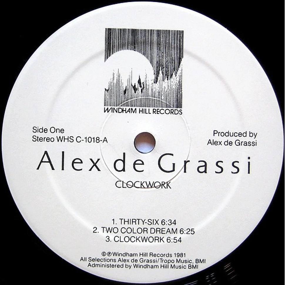 Alex De Grassi - Clockwork