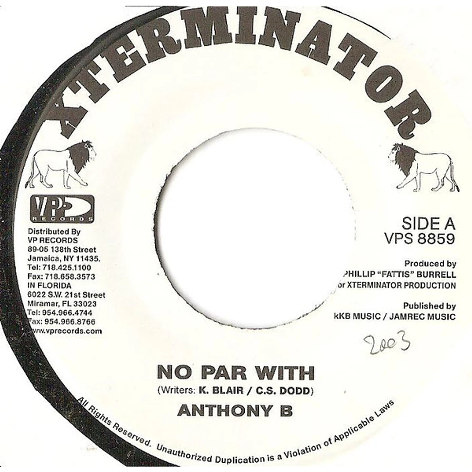 Anthony B - No Par With