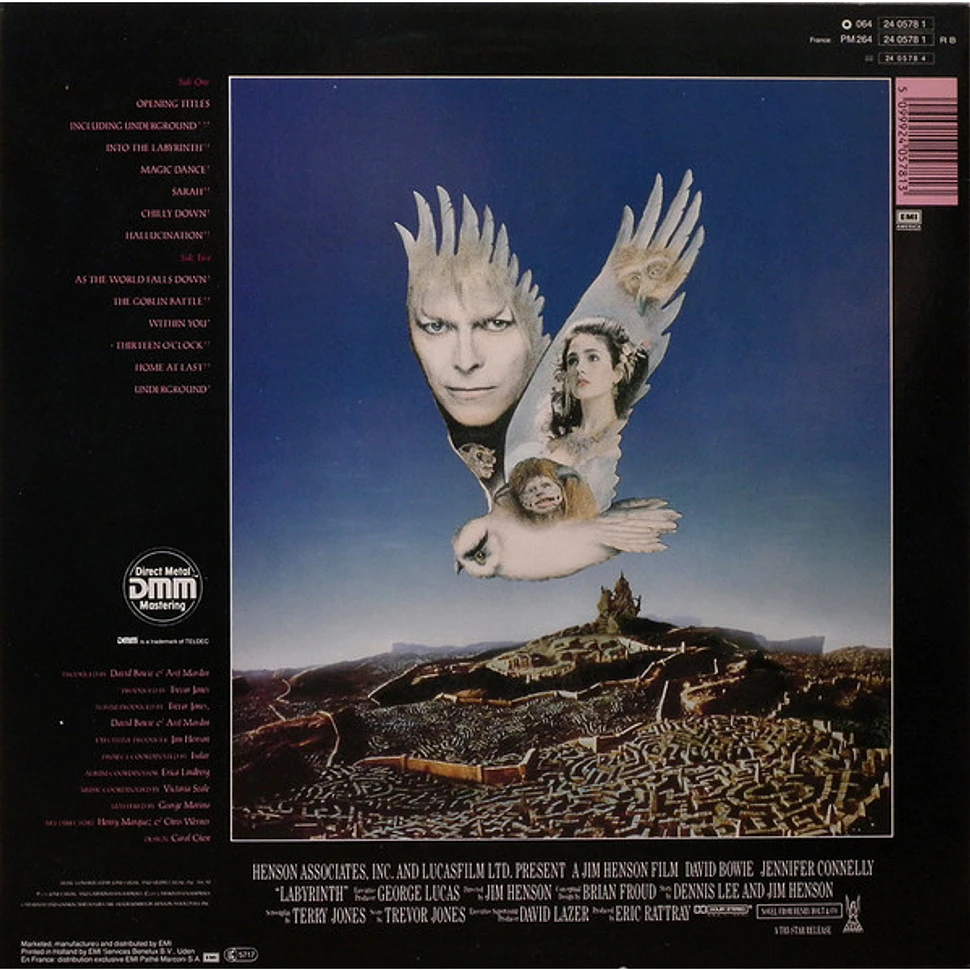 David Bowie And Original Score By Trevor Jones - OST Labyrinth