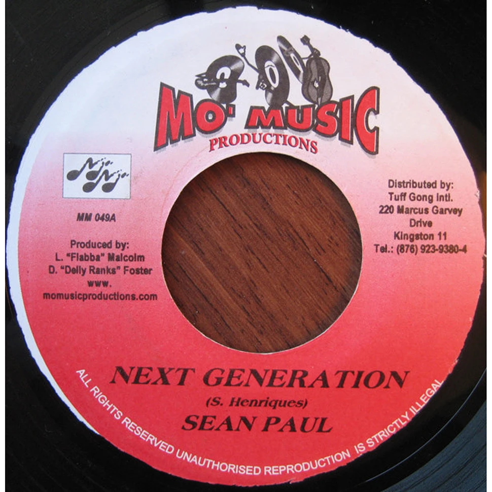 Sean Paul / Captain Barkey - Next Generation / Ms. Nelly Gal