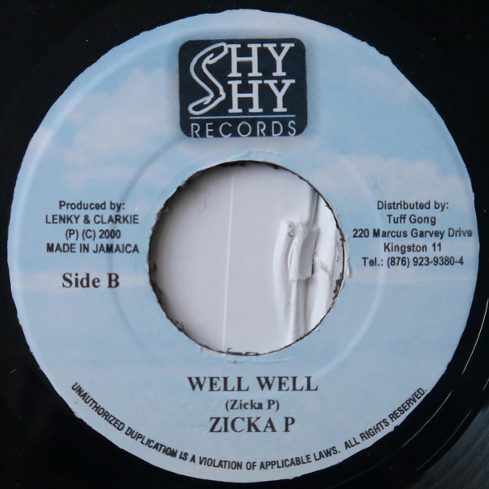 Elephant Man / Zicka P - You Own Di Man / Well Well