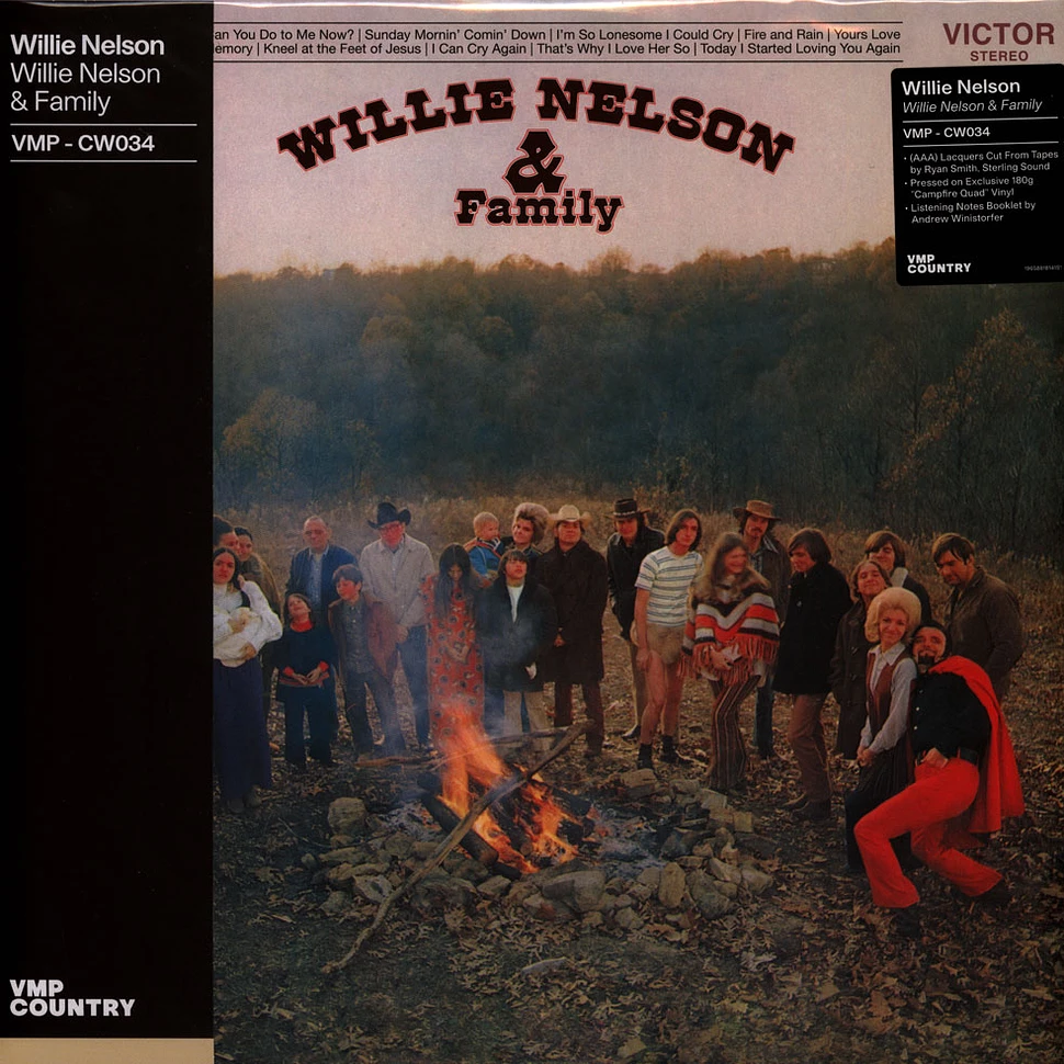 Willie Nelson - Willie Nelson And Family Vinyl Me, Please Edition