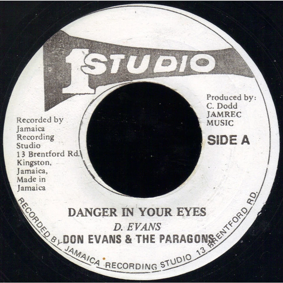 Don Evans & The Paragons / The Soul Vendors - Danger In Your Eyes