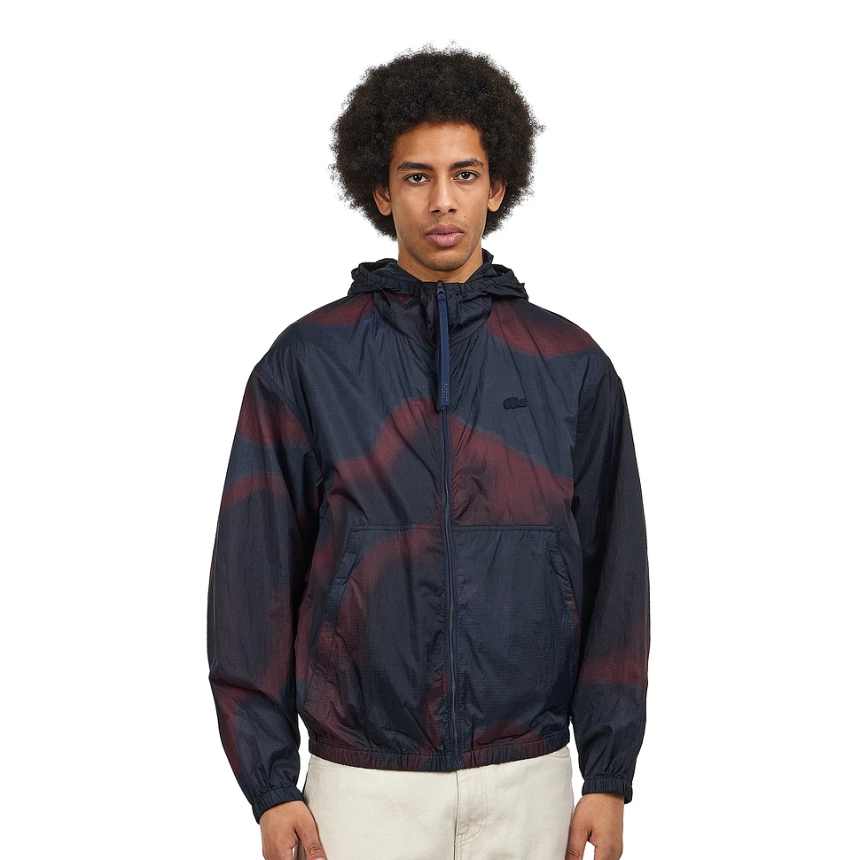 Lacoste - Lightweight Printed Ripstop Cropped Jacket