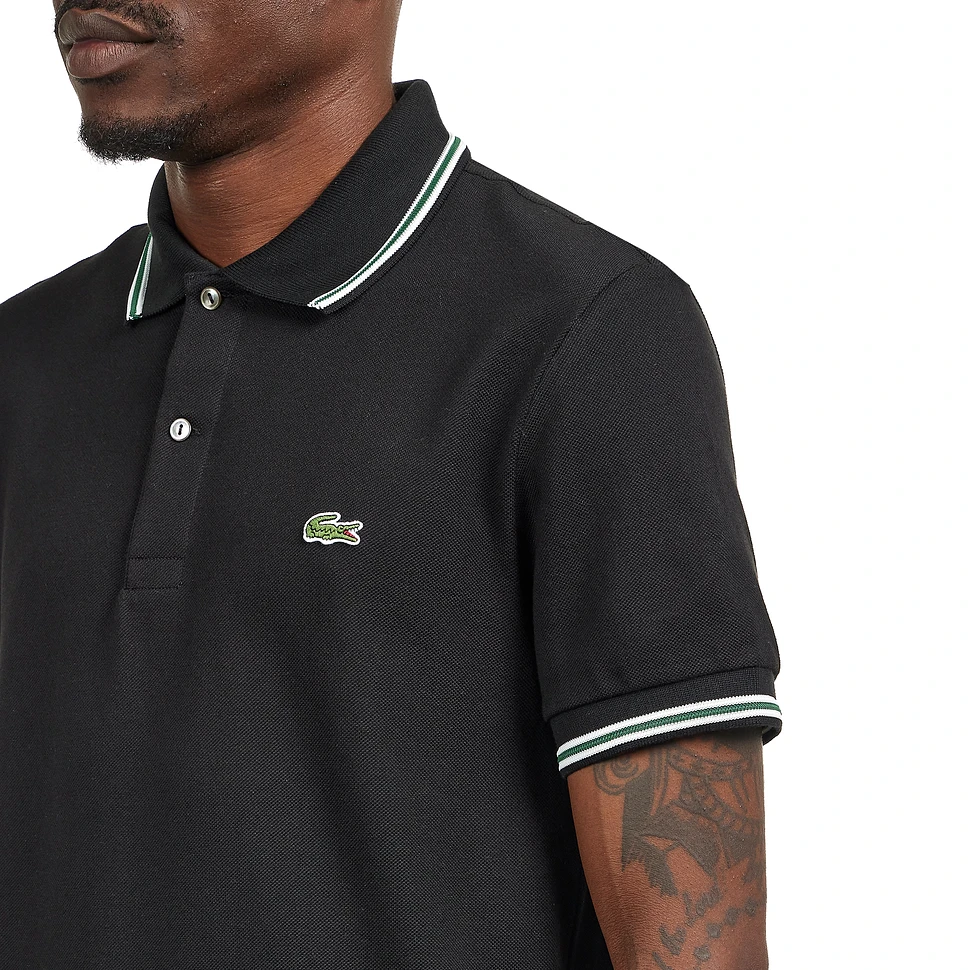 Lacoste - Stripe Collar Piqué Polo