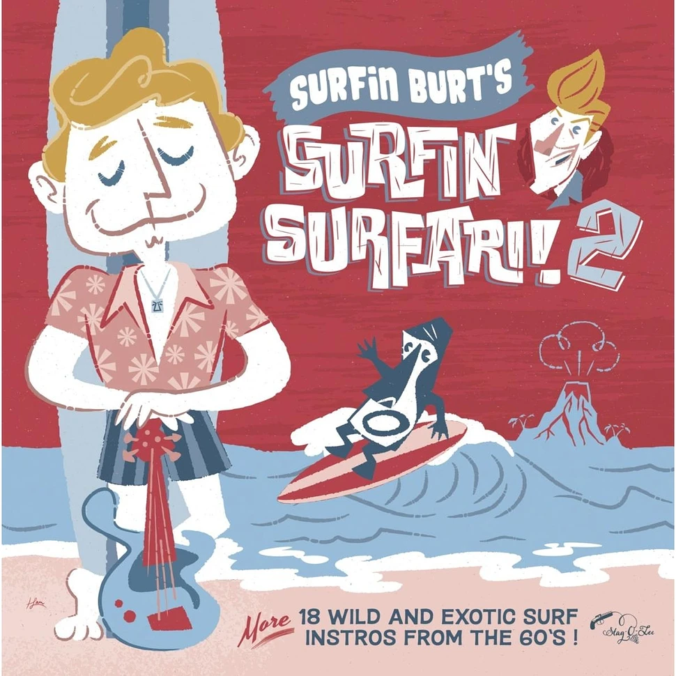 V.A. - Surfin Burt's Surfin Safari 02 Red Vinyl Edition