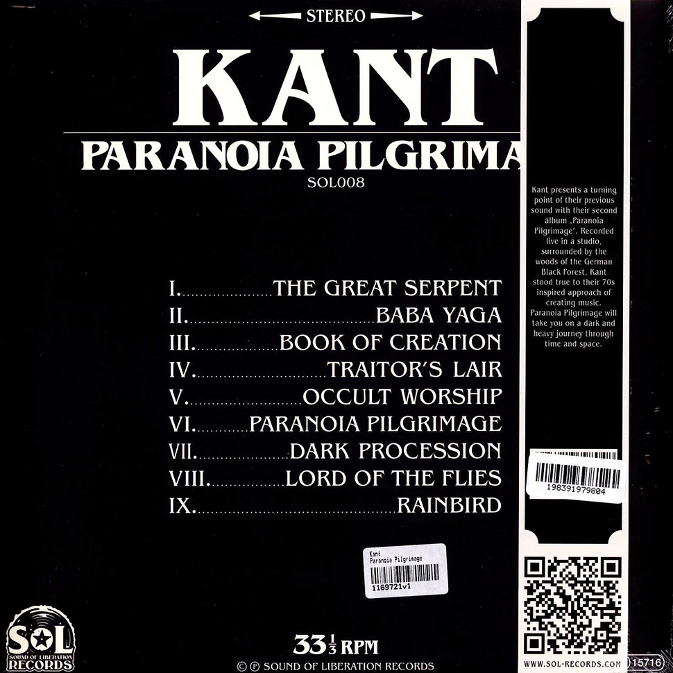 Kant - Paranoia Pilgrimage